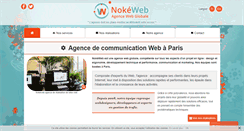 Desktop Screenshot of nokeweb.fr